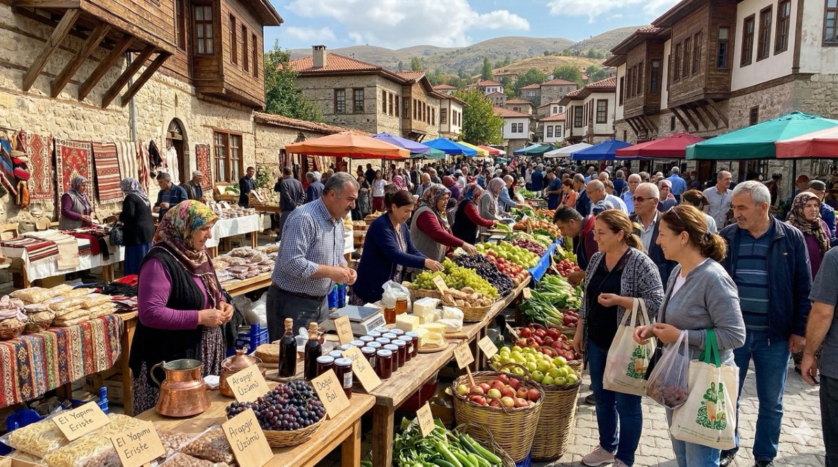 Hafta Sonu Pazarında Yerel Üretici Tezgâhlarına İlgi Arttı