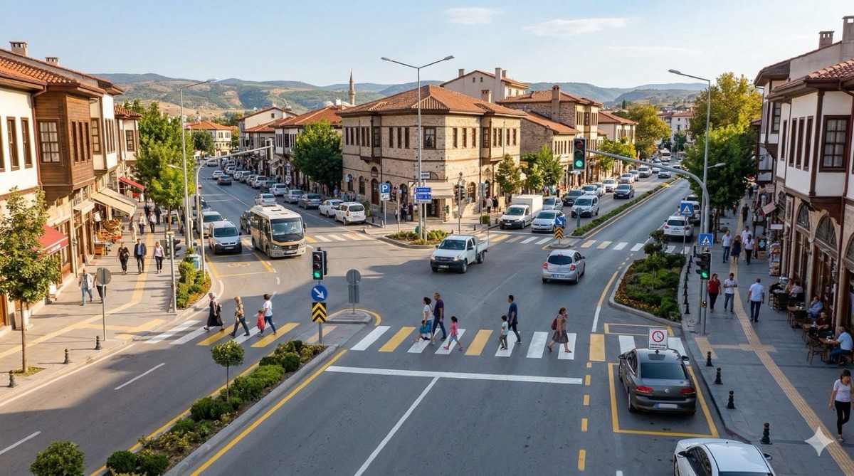 İlçe Merkezinde Trafik Akışını Rahatlatacak Yeni Düzenleme Değerlendiriliyor