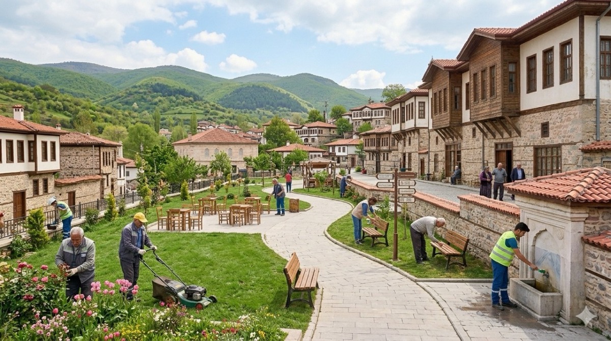 İlçede Yaz Dönemi İçin Kamusal Alan Bakımları Hızlanıyor